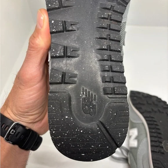 Kids New Balance 515 Gray Sneakers size 4 - Picture 10 of 12